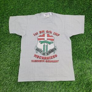 Vintage 6th-Infantry Regimen Shirt Womens Small 17x24 Germany